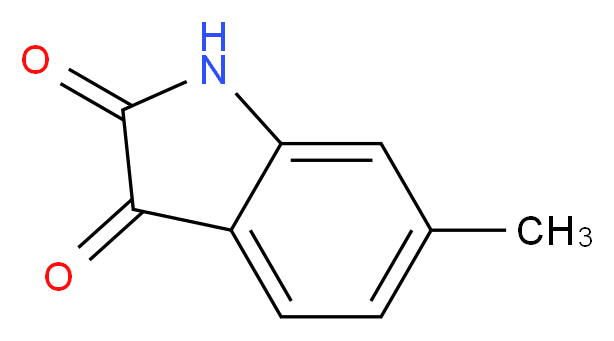 6-methyl-2,3-dihydro-1H-indole-2,3-dione_分子结构_CAS_1128-47-8