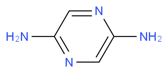 pyrazine-2,5-diamine_分子结构_CAS_768386-37-4