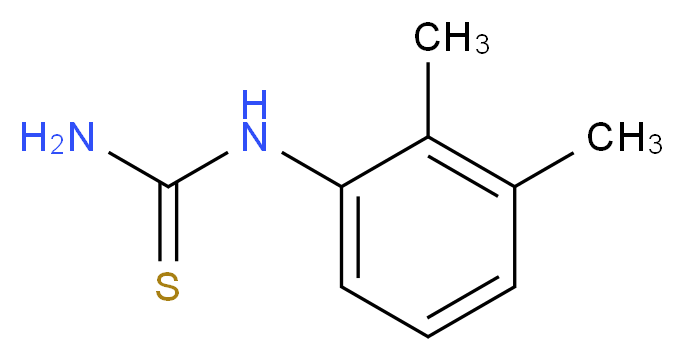 1-(2,3-Dimethylphenyl)-2-thiourea_分子结构_CAS_55752-58-4)