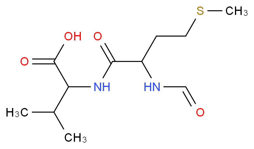 2-[2-formamido-4-(methylsulfanyl)butanamido]-3-methylbutanoic acid_分子结构_CAS_29790-45-2