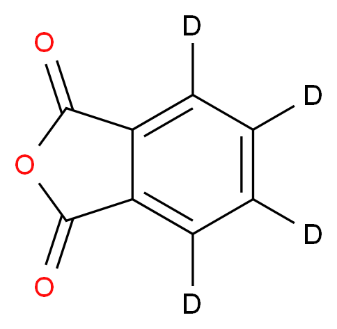 邻苯二甲酸酐-d4_分子结构_CAS_75935-32-9)