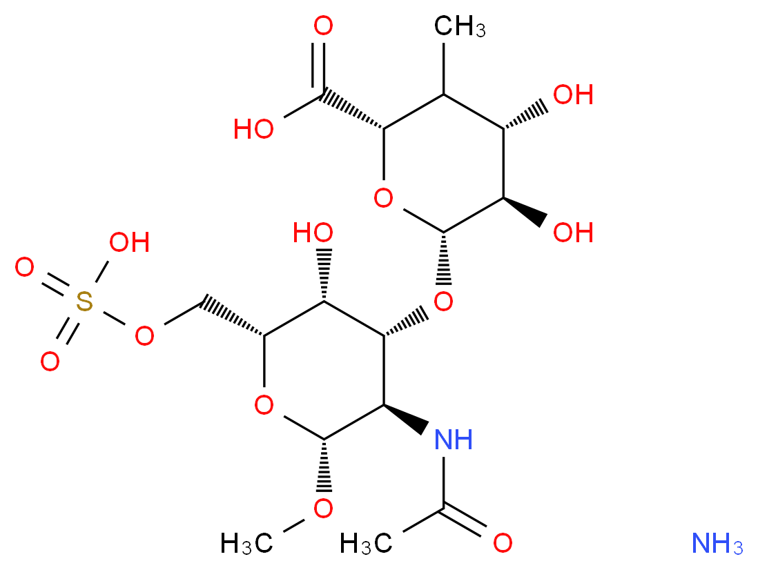 Chondroitin sulfate_分子结构_CAS_9007-28-7)