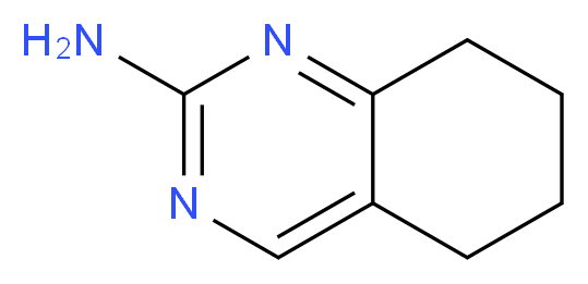 5,6,7,8-tetrahydroquinazolin-2-amine_分子结构_CAS_2305-85-3