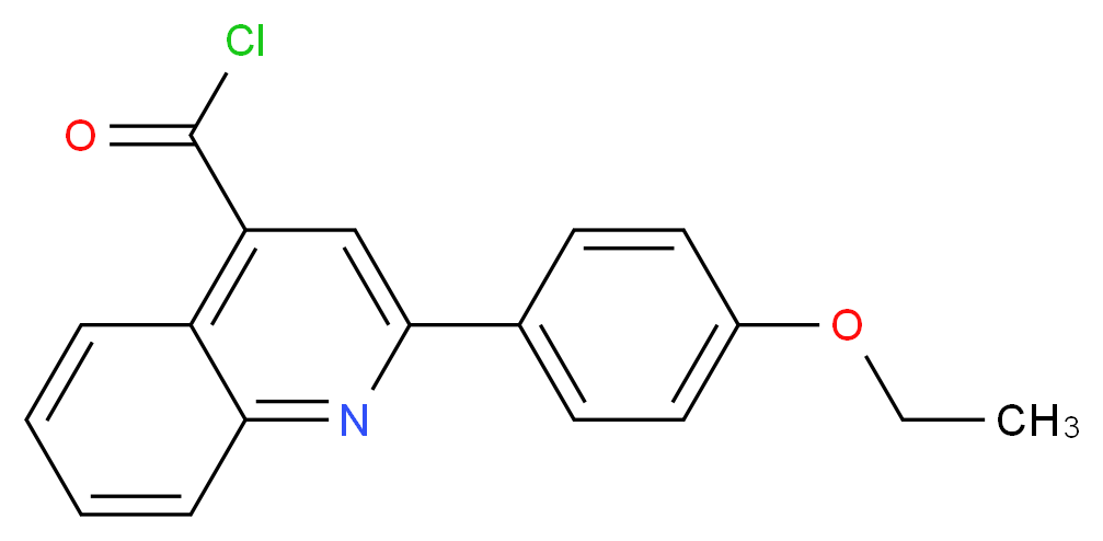 2-(4-Ethoxyphenyl)quinoline-4-carbonyl chloride_分子结构_CAS_)