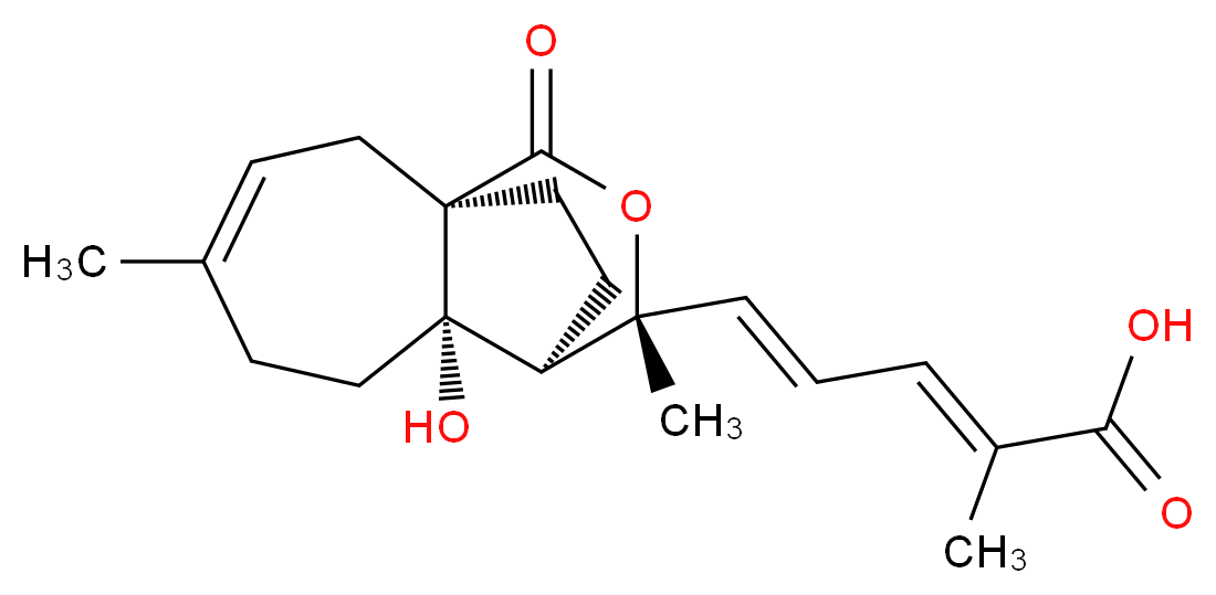 Deacetylpseudolaric acid A_分子结构_CAS_82508-37-0)