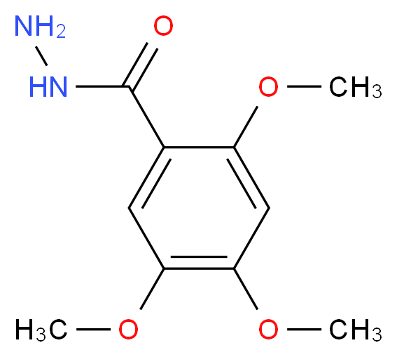 2,4,5-trimethoxybenzohydrazide_分子结构_CAS_588677-34-3