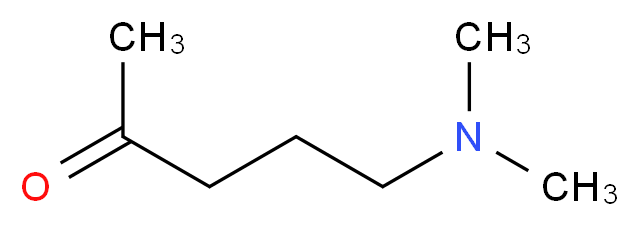 5-(dimethylamino)pentan-2-one_分子结构_CAS_)