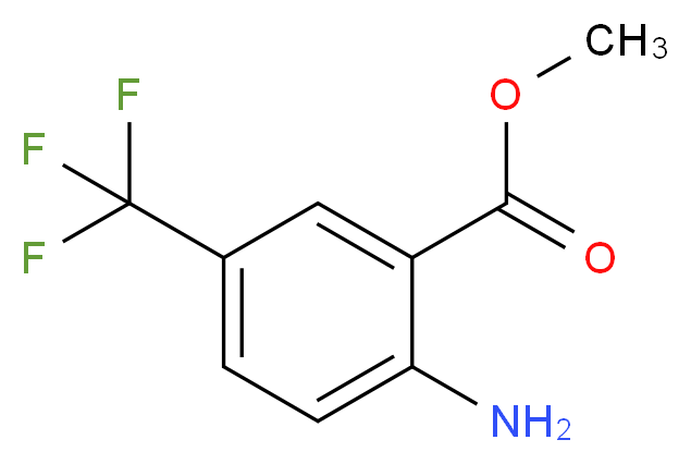 Methyl 2-amino-5-(trifluoromethyl)benzoate_分子结构_CAS_117324-58-0)