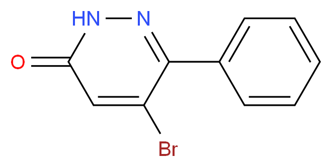 5-Bromo-6-phenyl-3(2H)-pyridazinone_分子结构_CAS_90766-97-5)