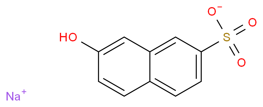 sodium 2-naphthol-7-sulfonate_分子结构_CAS_135-55-7)