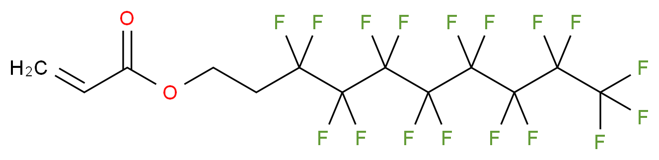 1H,1H,2H,2H-Heptadecafluorodecyl acrylate_分子结构_CAS_27905-45-9)