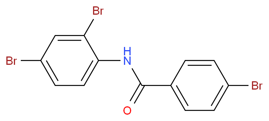 4-Bromo-N-(2,4-dibromophenyl)benzamide_分子结构_CAS_339249-07-9)