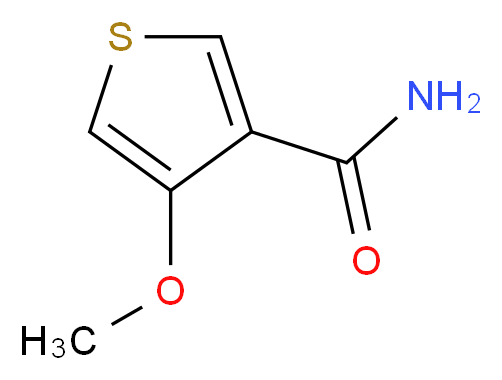 4-methoxythiophene-3-carboxamide_分子结构_CAS_65369-29-1