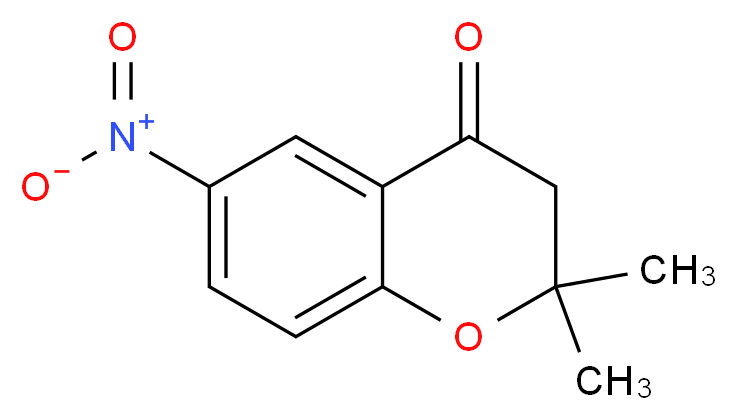 2,2-Dimethyl-6-nitro-chroman-4-one_分子结构_CAS_111478-49-0)