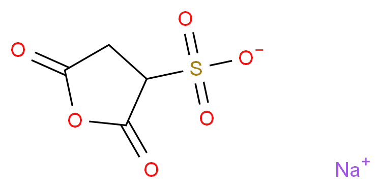 sodium 2,5-dioxooxolane-3-sulfonate_分子结构_CAS_73464-18-3