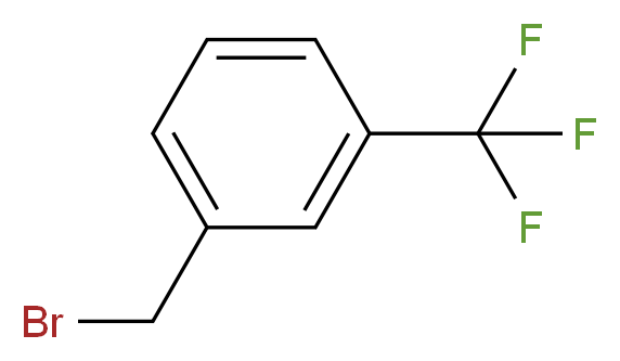 1-(Bromomethyl)-3-(trifluoromethyl)benzene_分子结构_CAS_402-23-3)