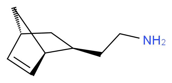 2-[(1S,2S,4S)-bicyclo[2.2.1]hept-5-en-2-yl]ethan-1-amine_分子结构_CAS_61863-41-0