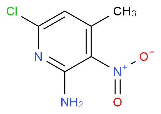 6-Chloro-4-methyl-3-nitropyridin-2-amine_分子结构_CAS_863878-22-2)