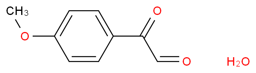 4-Methoxyphenylglyoxal hydrate 95%_分子结构_CAS_16208-17-6)