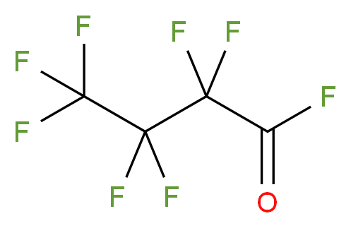 Heptafluorobutyryl fluoride 97%_分子结构_CAS_)