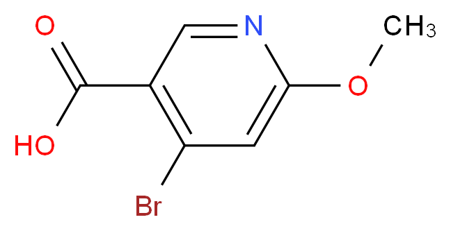 4-bromo-6-methoxypyridine-3-carboxylic acid_分子结构_CAS_1060806-61-2