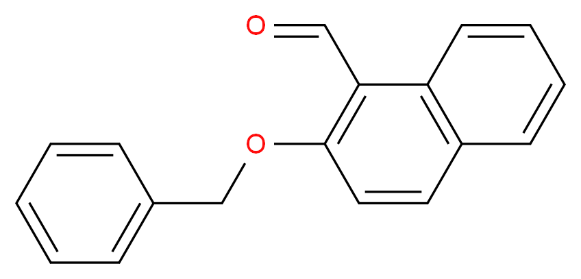 2-(Benzyloxy)-1-naphthaldehyde_分子结构_CAS_52805-48-8)