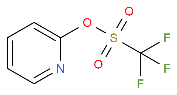 pyridin-2-yl trifluoromethanesulfonate_分子结构_CAS_65007-00-3