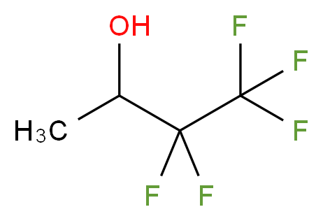 3,3,4,4,4-pentafluorobutan-2-ol_分子结构_CAS_374-40-3