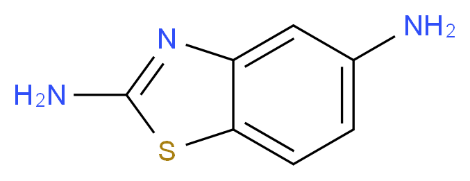 1,3-Benzothiazole-2,5-diamine_分子结构_CAS_)