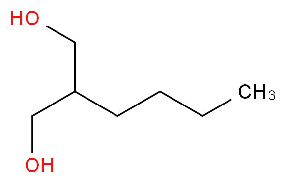 2-butyl-1,3-propanediol_分子结构_CAS_)