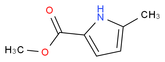 Methyl 5-methyl-1H-pyrrole-2-carboxylate_分子结构_CAS_1194-97-4)