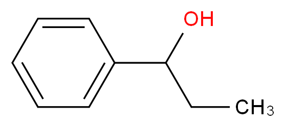 1-phenylpropan-1-ol_分子结构_CAS_)