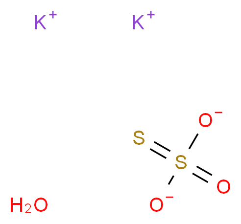 硫代硫酸钾 水合物_分子结构_CAS_)