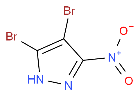 4,5-Dibromo-3-nitro-1H-pyrazole_分子结构_CAS_104599-37-3)