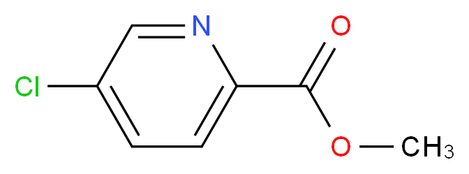 methyl 5-chloropyridine-2-carboxylate_分子结构_CAS_132308-19-1