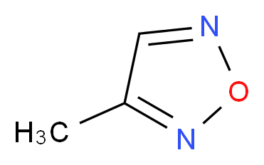 3-Methyl-1,2,5-oxadiazole_分子结构_CAS_26178-14-3)