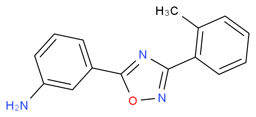 3-[3-(2-methylphenyl)-1,2,4-oxadiazol-5-yl]aniline_分子结构_CAS_915920-56-8)