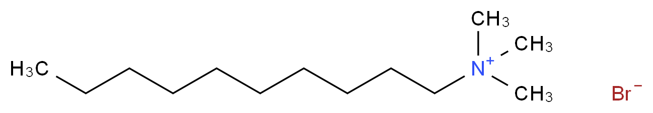 N,N,N-Trimethyldecan-1-aminium bromide_分子结构_CAS_2082-84-0)