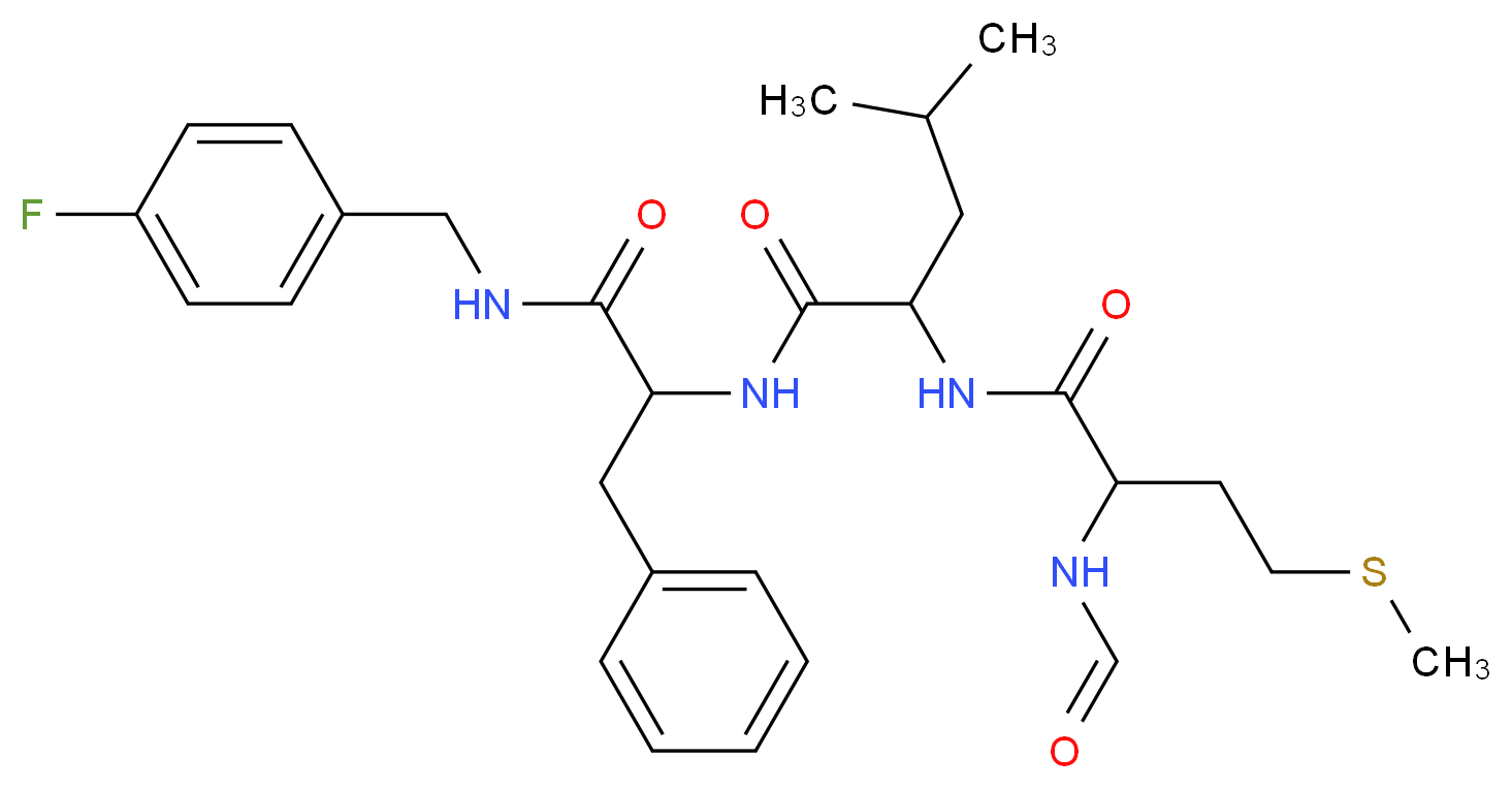 N-Formyl-Met-Leu-Phe-p-fluorobenzylamide_分子结构_CAS_108321-41-1)