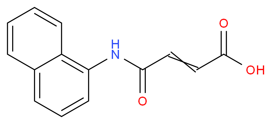 3-[(naphthalen-1-yl)carbamoyl]prop-2-enoic acid_分子结构_CAS_306935-75-1