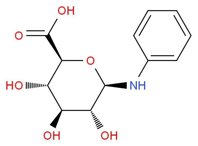 Aniline β-D-Glucuronide_分子结构_CAS_92117-30-1)