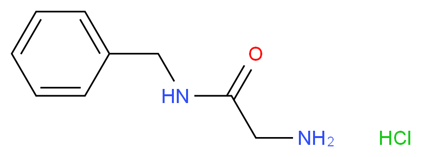 2-Amino-N-benzylacetamide hydrochloride_分子结构_CAS_20432-97-7)