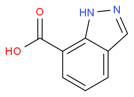 1H-Indazole-7-carboxylic acid_分子结构_CAS_677304-69-7)
