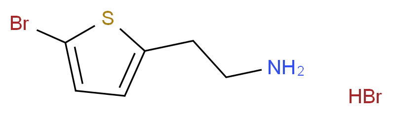 2-(5-bromothien-2-yl)ethanamine hydrobromide_分子结构_CAS_381666-13-3)