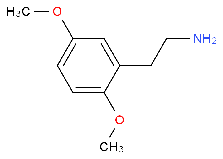 2,5-二甲氧基苯乙胺_分子结构_CAS_3600-86-0)