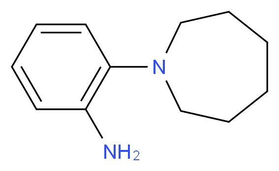 2-(azepan-1-yl)aniline_分子结构_CAS_51627-46-4