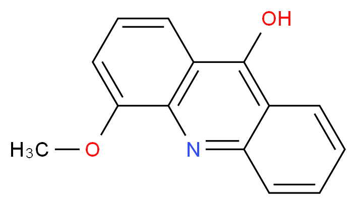 4-methoxyacridin-9-ol_分子结构_CAS_35308-00-0