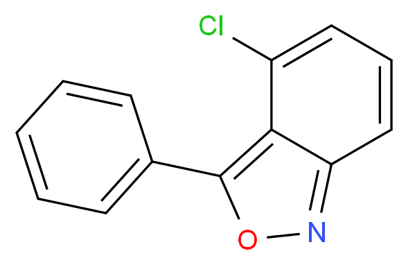 4-chloro-3-phenyl-2,1-benzoxazole_分子结构_CAS_719-64-2