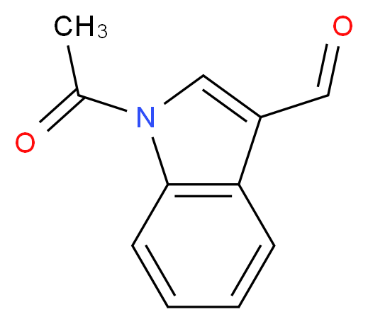 N-乙酰基吲哚-3-甲醛_分子结构_CAS_22948-94-3)