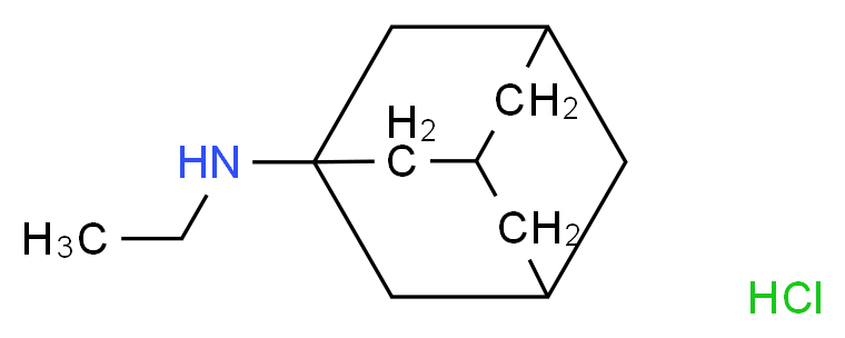 N-ethyladamantan-1-amine hydrochloride_分子结构_CAS_3717-44-0